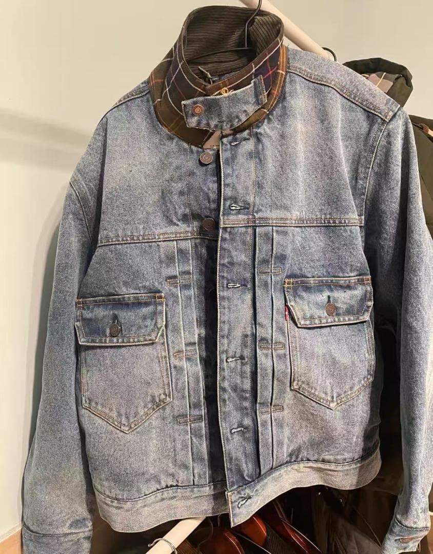 Levi's×Barbour Type2 デニムジャケット コラボ希少 極美品