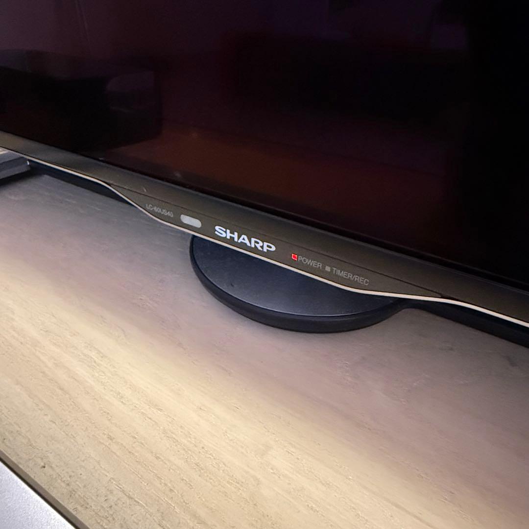 シャープ アクオス 60型 4K液晶テレビ ネット動画 大画面LC-60US40