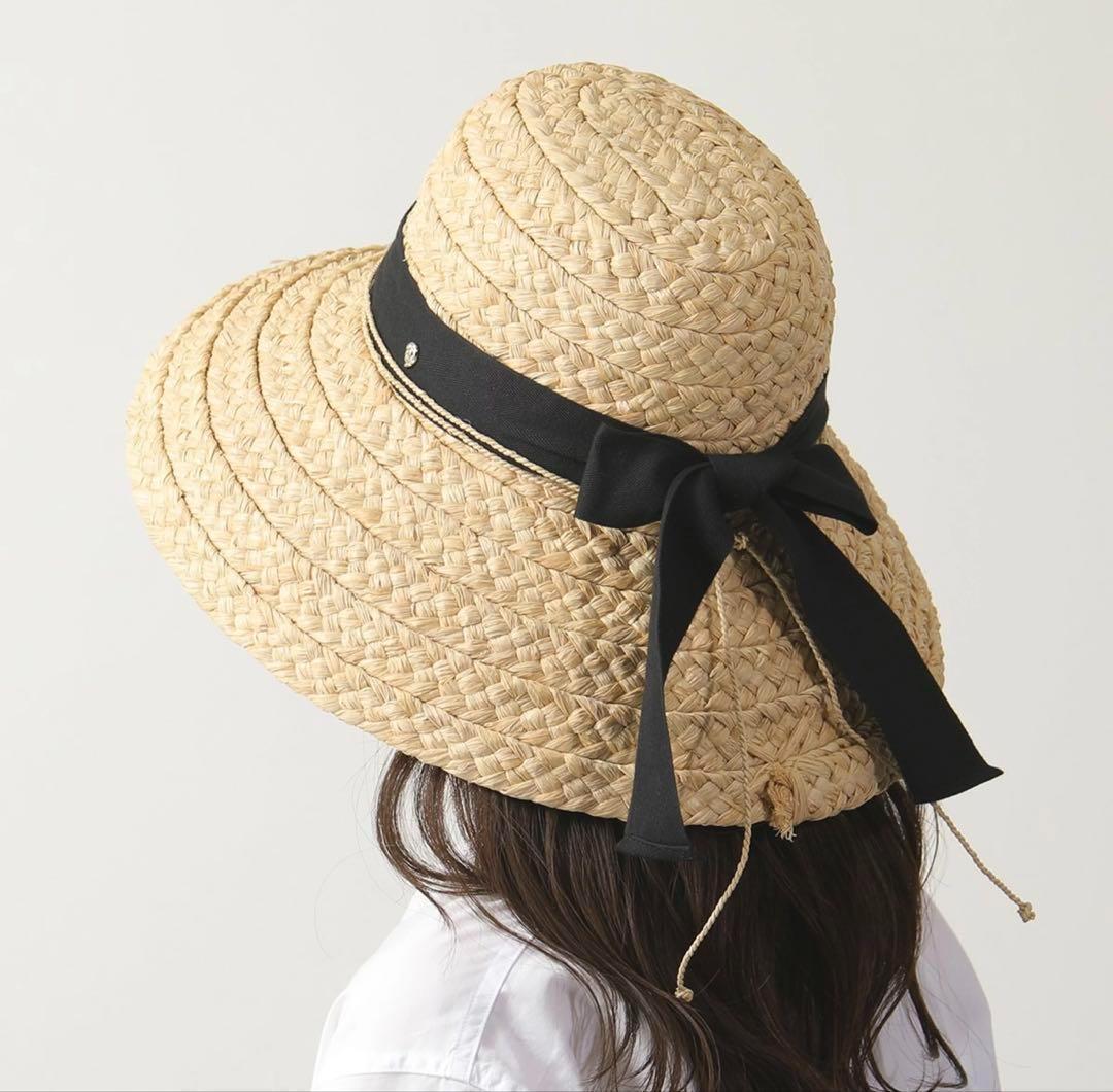 HELEN KAMINSKI ラフィアハット Classic 5 帽子 リボン