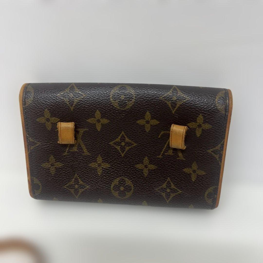 み*ず様 ルイヴィトン モノグラム ポシェット フロランティーヌ レザーベルト付