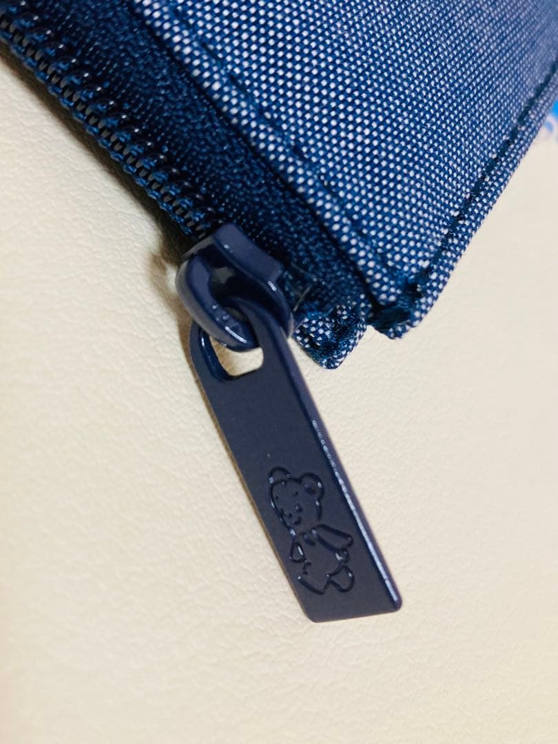 新品 ファミリア キーケース 青デニム