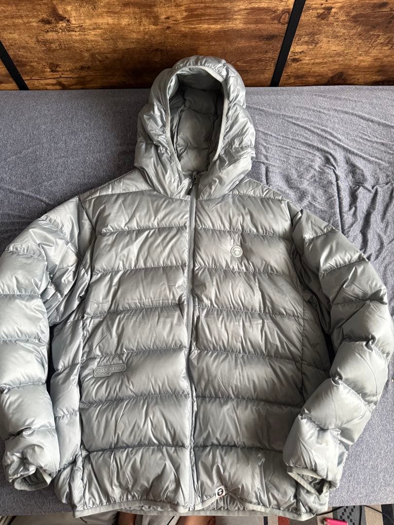 ジャケット・アウター AAPE NOW HOODIE DOWN JACKET