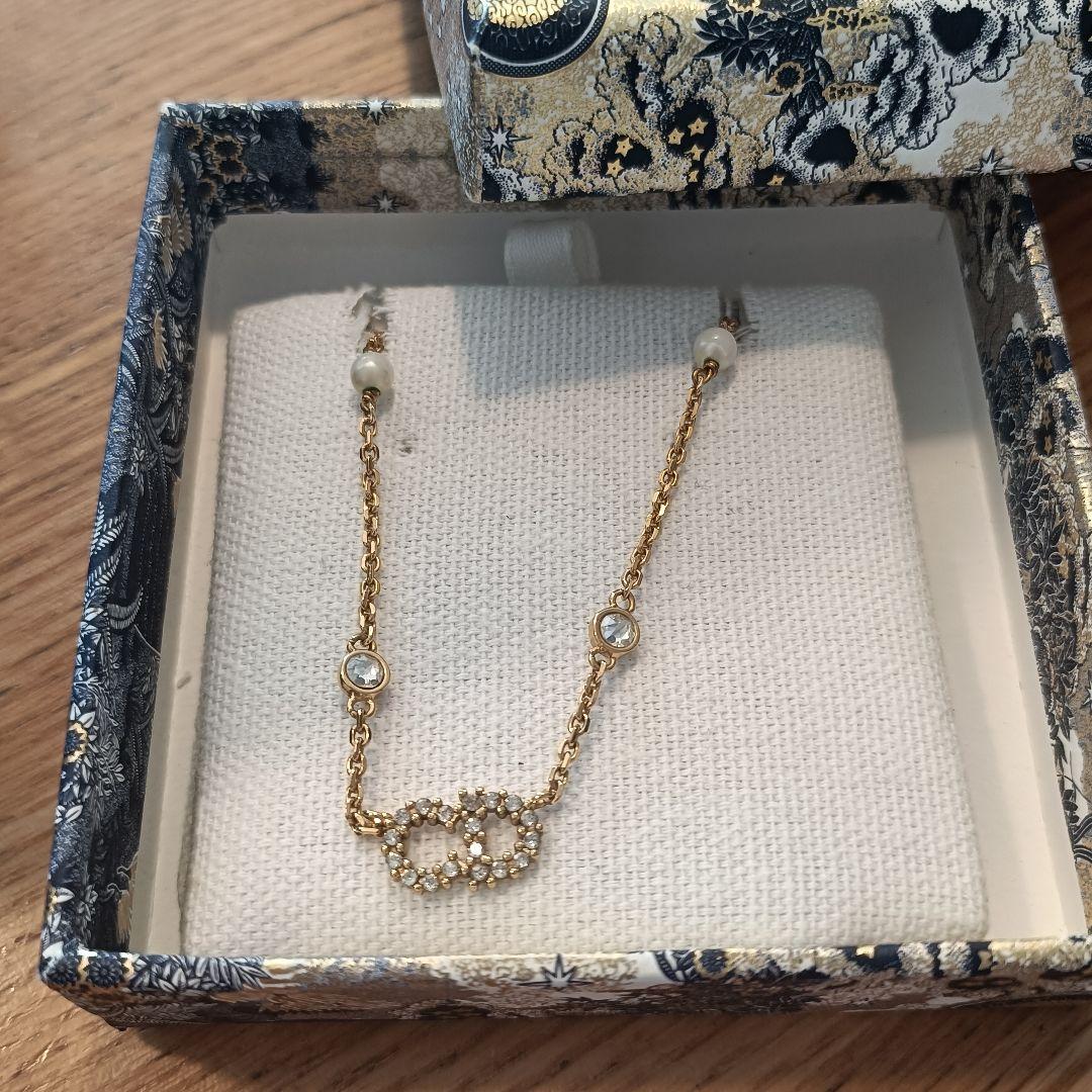 Christian Dior ネックレス　クレール　パール　剥がれあり