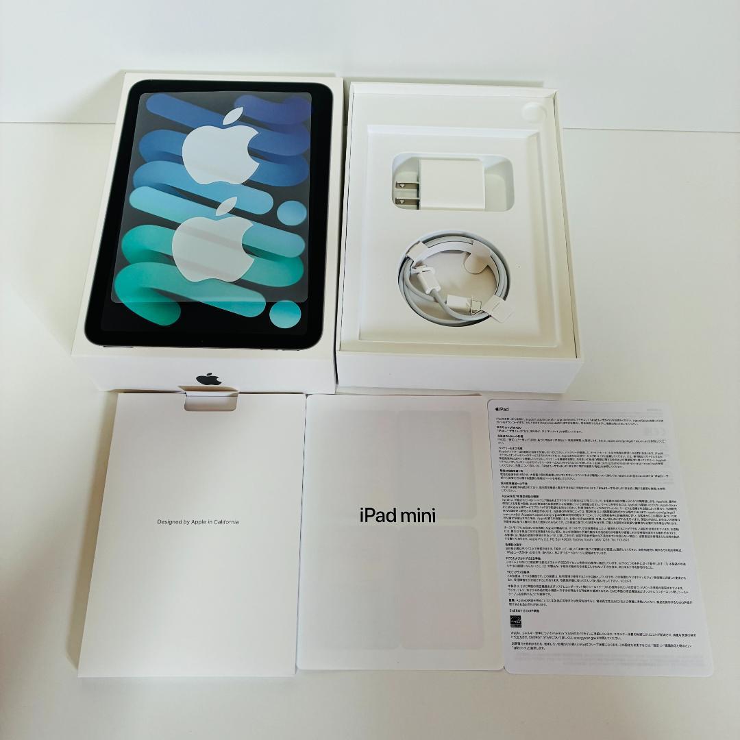 【美品】Apple iPad mini 6 スペースグレイ 64GB WiFi