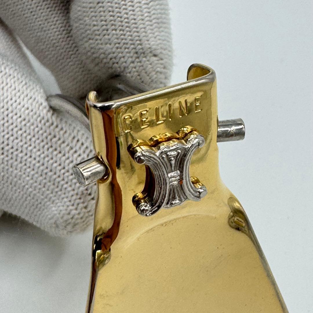 CELINE セリーヌ トリオンフ ゴールド 折りたたみ シューホーン 靴べら