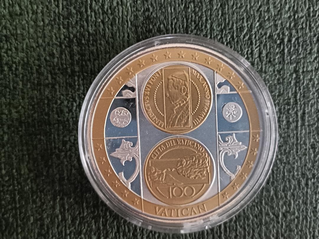 バチカン 40mm 銀メダル 証明書付き
