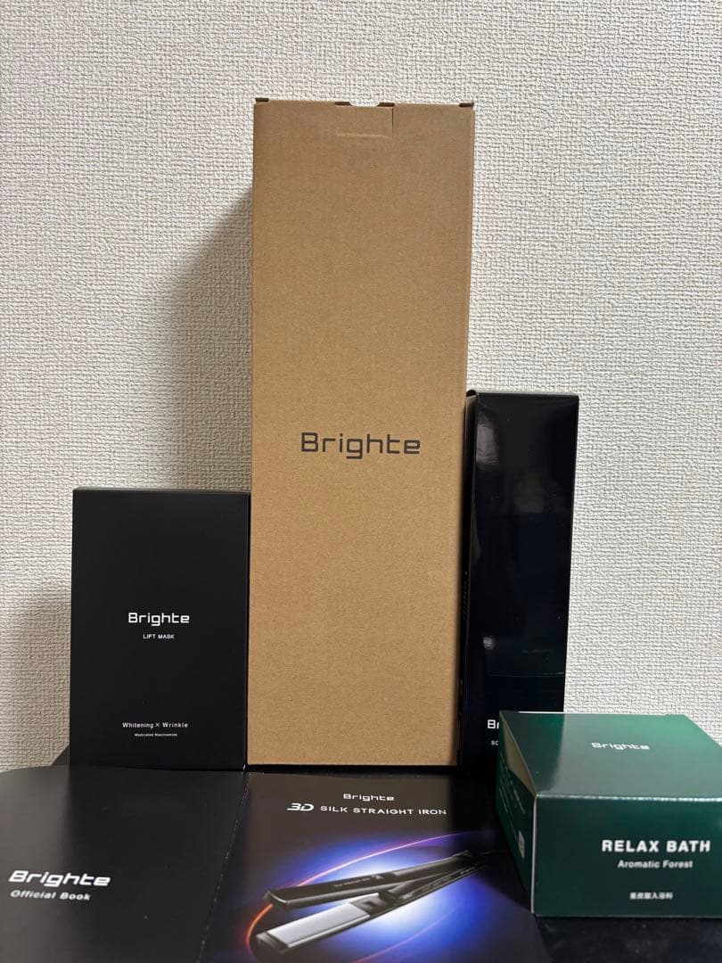 【新品・未使用】Brighte3D SILK STRAIGHT IRONセット