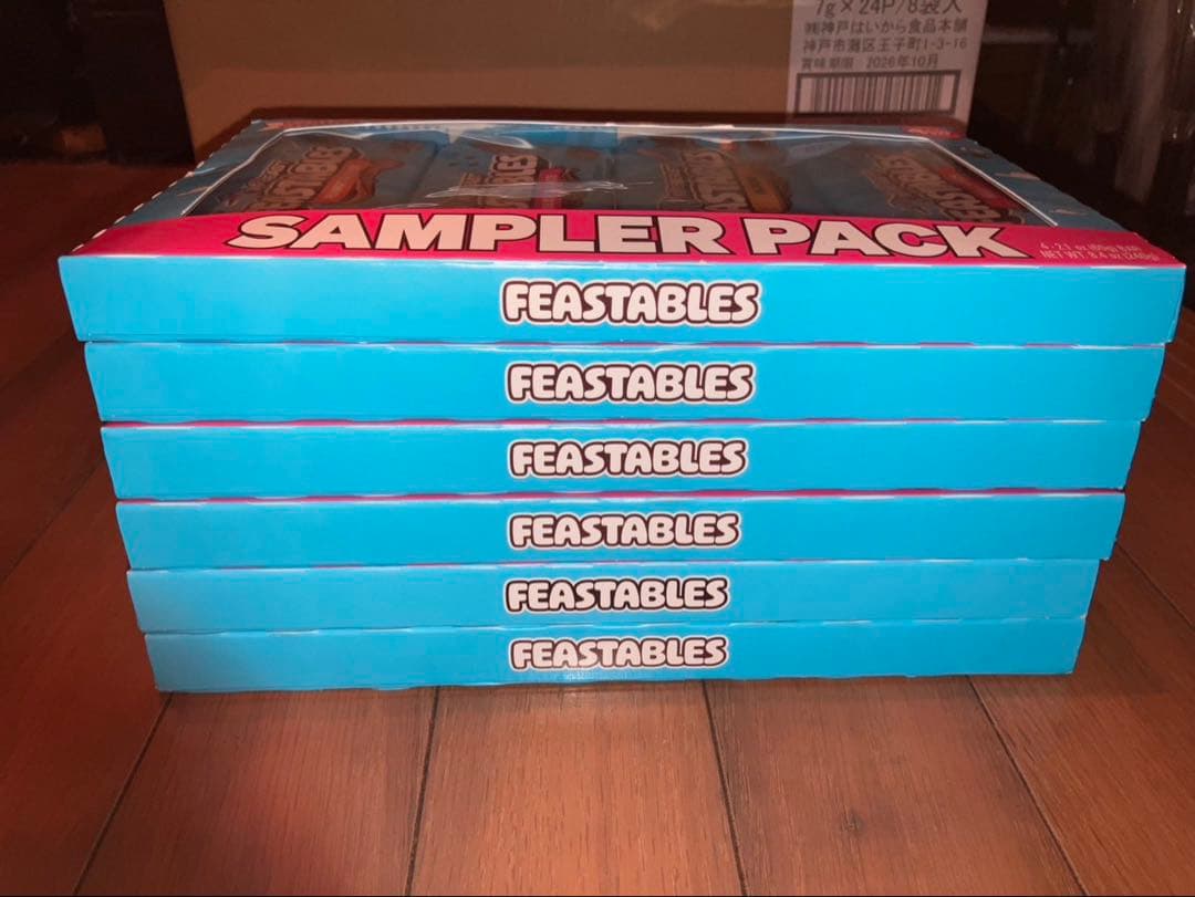 feastables フィースタブルズ　サンプラーパック　チョコ4枚×6箱セット