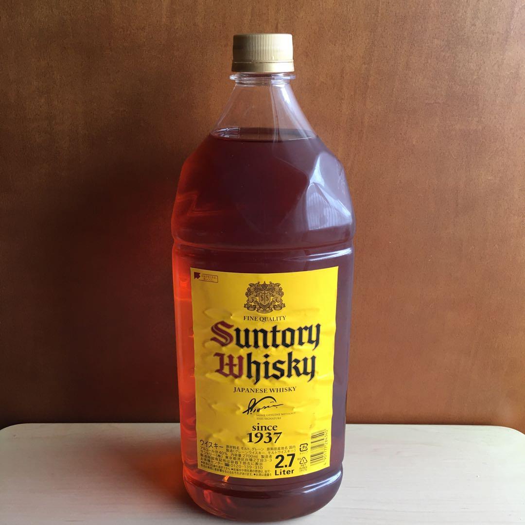 【6本セット】サントリー ウイスキー角瓶 2.7L 40%