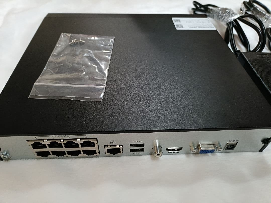 H.View NVRビデオレコーダー 8CH H.265対応 (HDDなし)