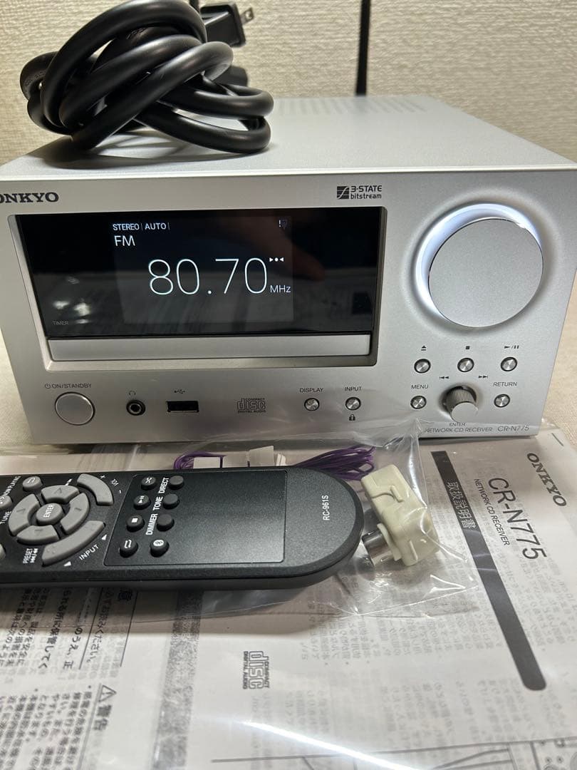 N14 整備ONKYO CR-N775 (S)ハイレゾネットワークレシーバー