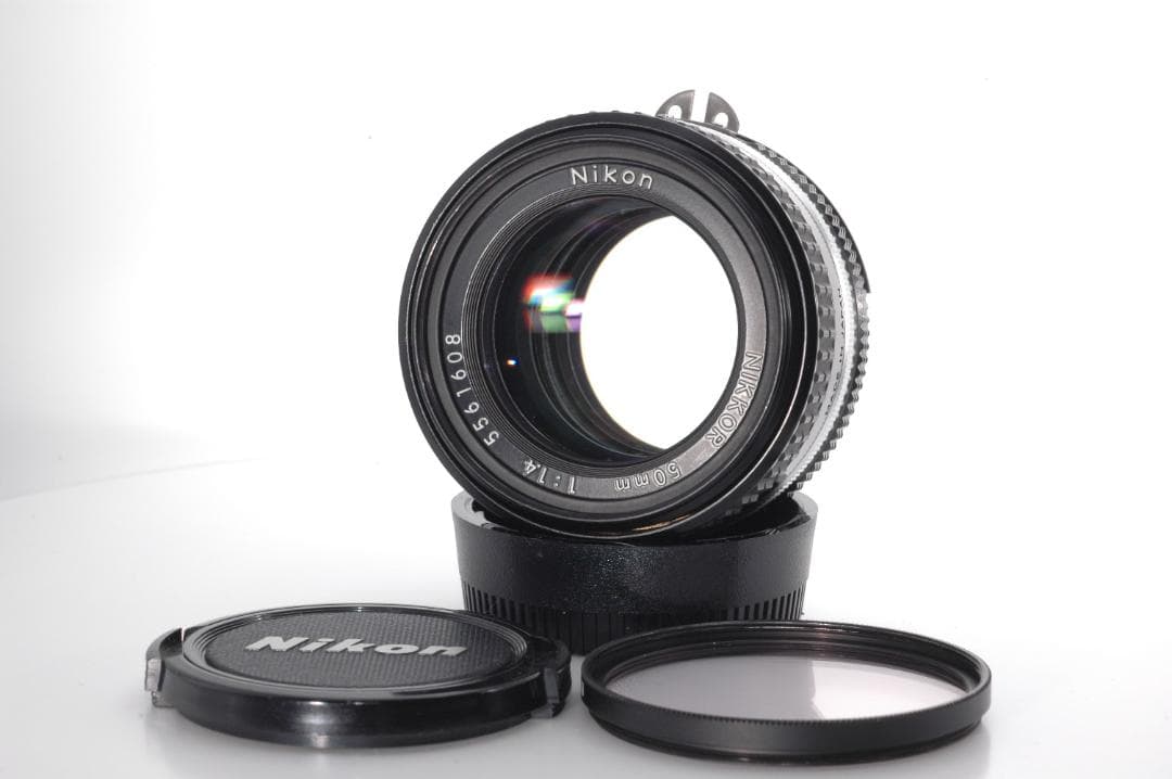 新品級☆保証Nikon NIKKOR 50mm f/1.4 Ai-s MFレンズ
