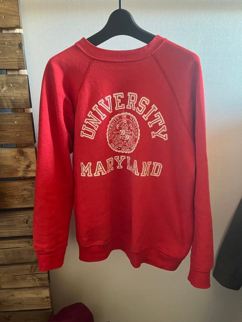 Champion80s レッドスウェット M