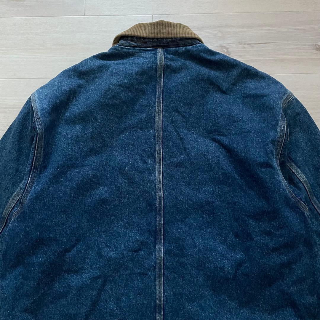 80s BANANA REPUBLIC デニムカバーオール 襟コーズ 地球儀タグ