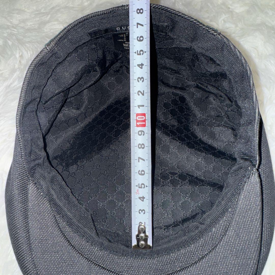 GUCCI グッチ　ブラック ハンチング　ハット　帽子　希少