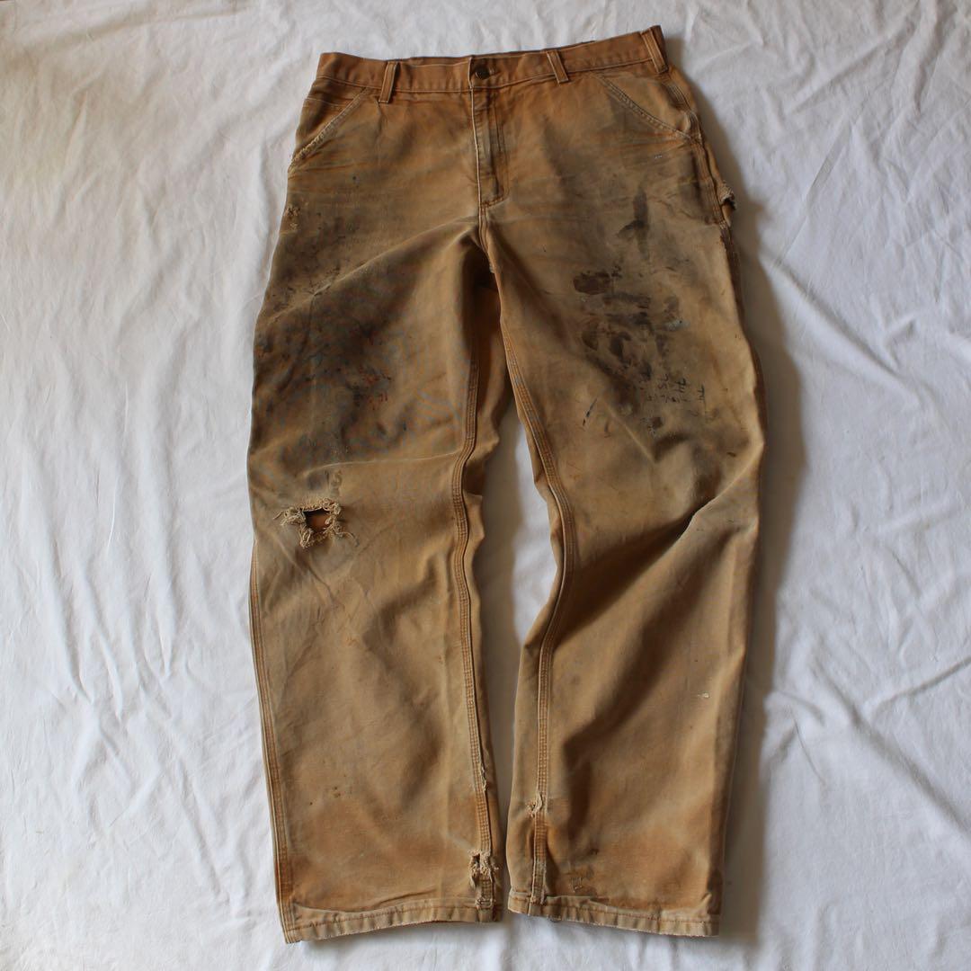 ［最高ペイント•一点者］Carhartt ペインターパンツ ダック ワーク 34