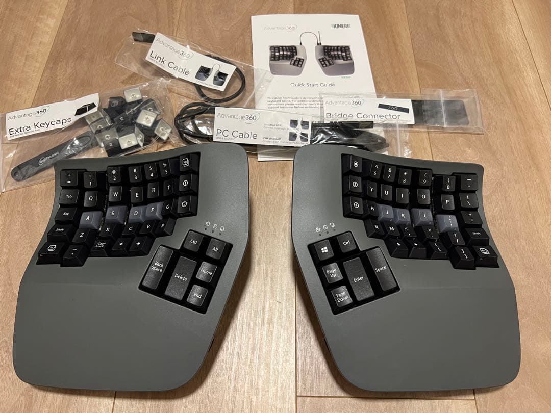 Kinesis Advantage360 有線 静音ピンク軸