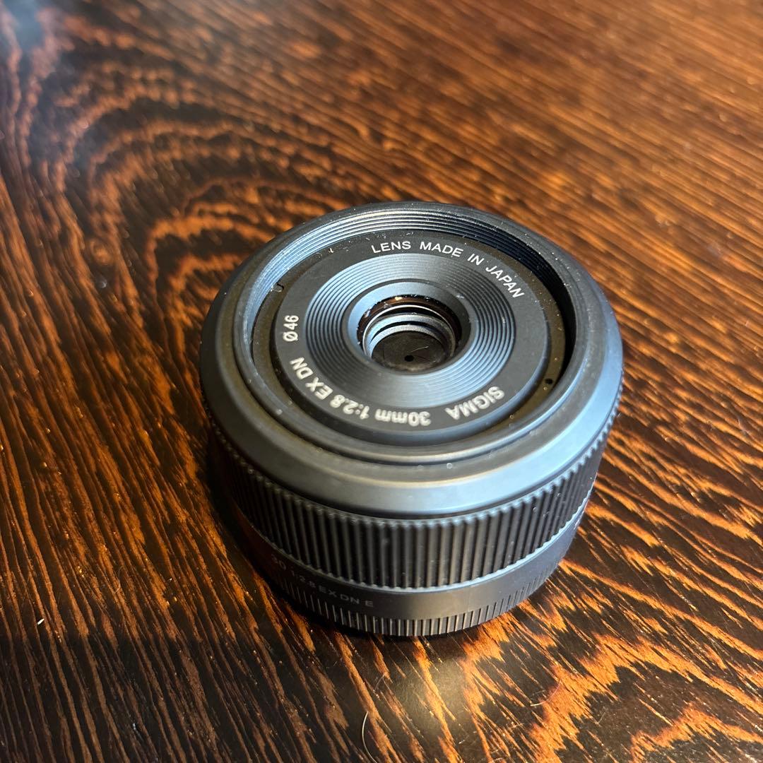 SIGMA 30mm F2.8 EX DN レンズ撮影画像有り