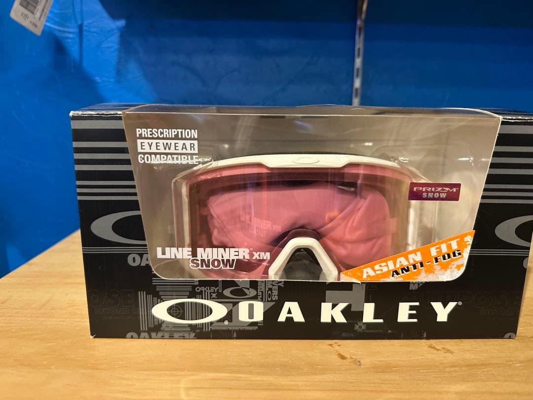 OAKLEY LINE MINER  ゴーグル ホワイト/ピンク