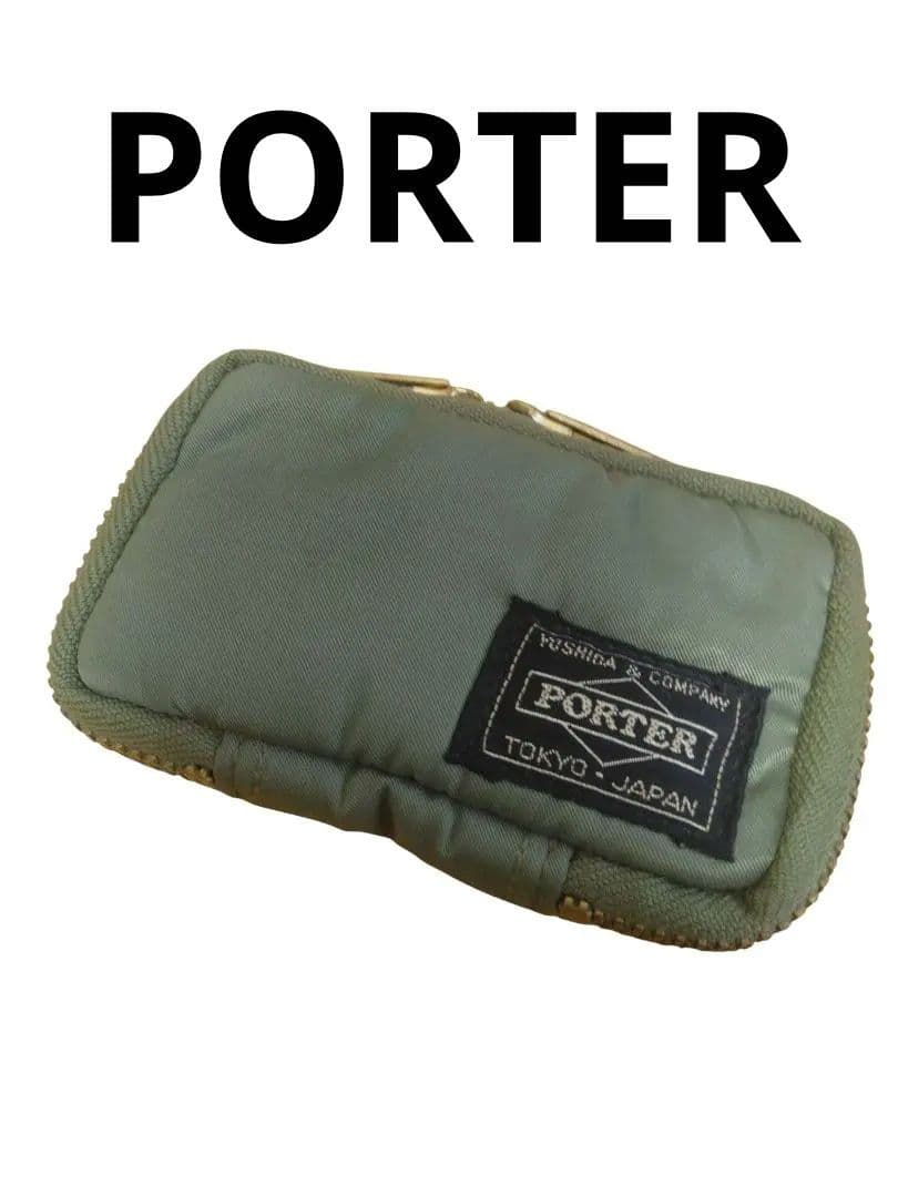 【美品・廃盤】PORTER　ポーター　キーケース　セージグリーン　タンカー　希少