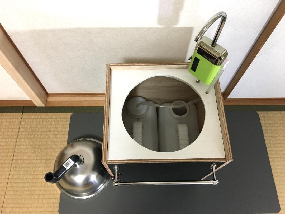 エドガーゼナック 「車中泊用簡易流し台」ポンプは付属しません