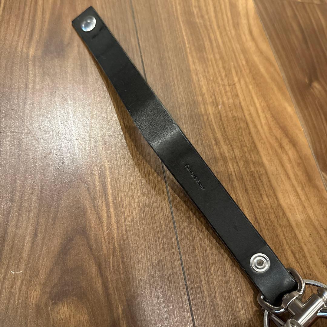 hender scheme ブラックレザー キーフロック キーホルダー