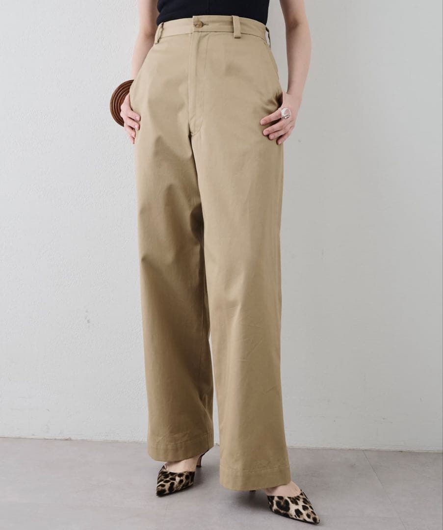 Drawing Numbers プレーンチノパンツ