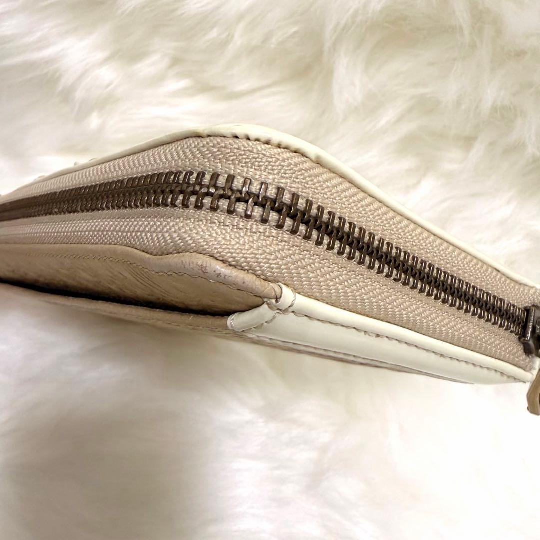 ANNA SUIアナスイ 長財布 セルパン アンティーク 白蛇 ゴールド