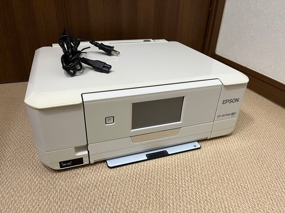 EPSON EP-807AW プリンター【ジャンク品】カートリッジ込み