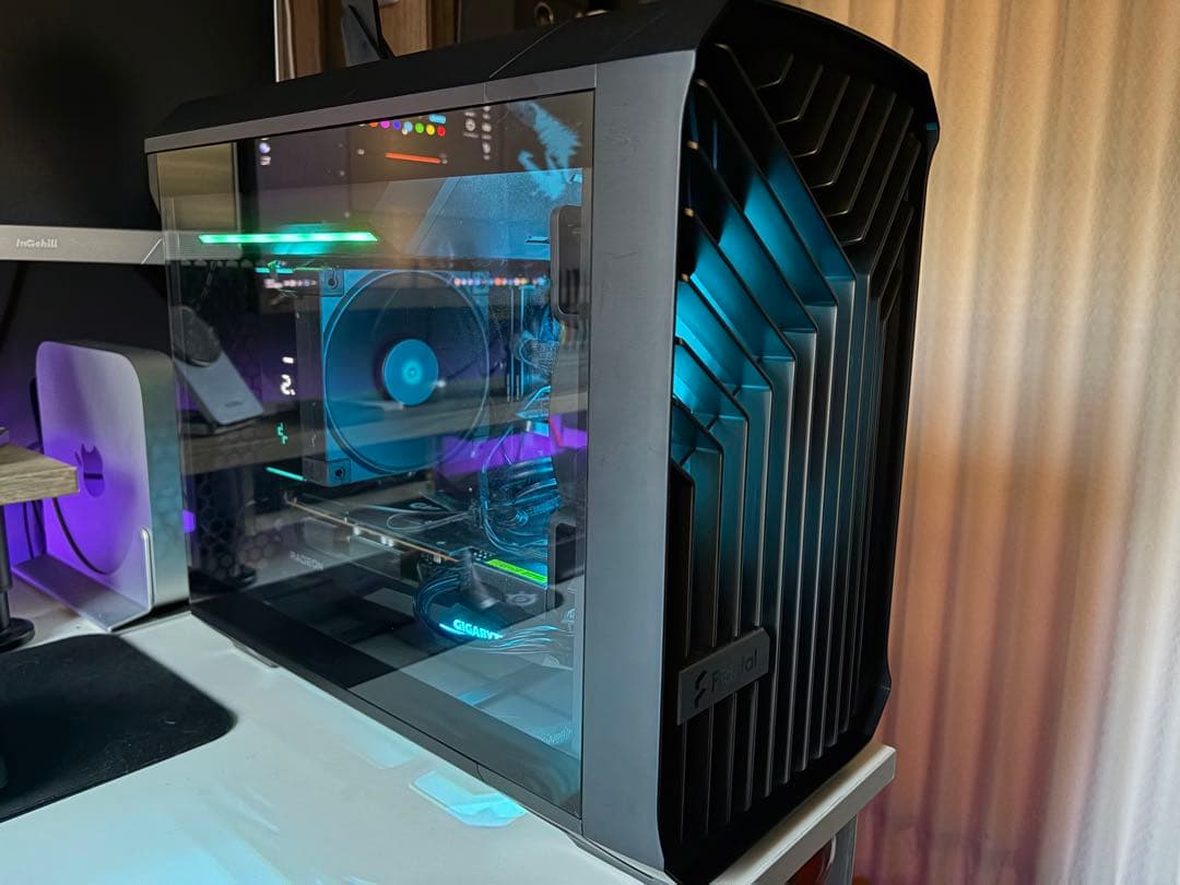 自作ゲーミングpc ryzen7 5700x3D rx6600xt