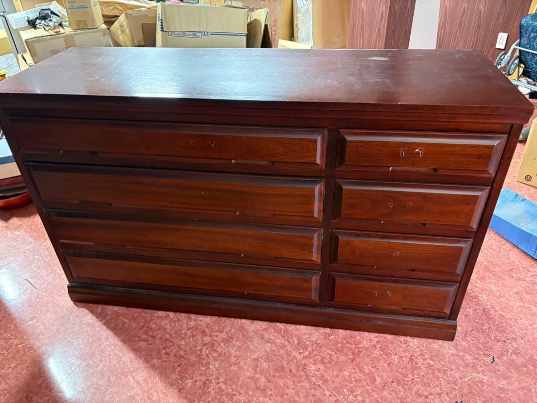 GY0717 洋服箪笥　整理タンス　チェスト　木製　昭和レトロ