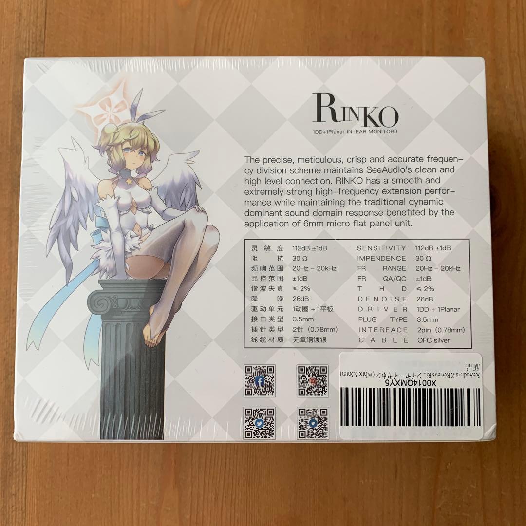 【新品未開封】SeeAudio Rinko ホワイト 2pinリケーブル可能