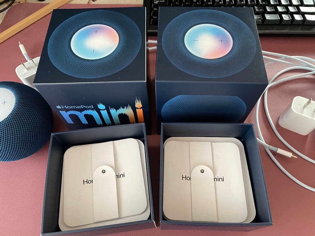 Pod mini 箱付2個セット ブルー　おまけ付