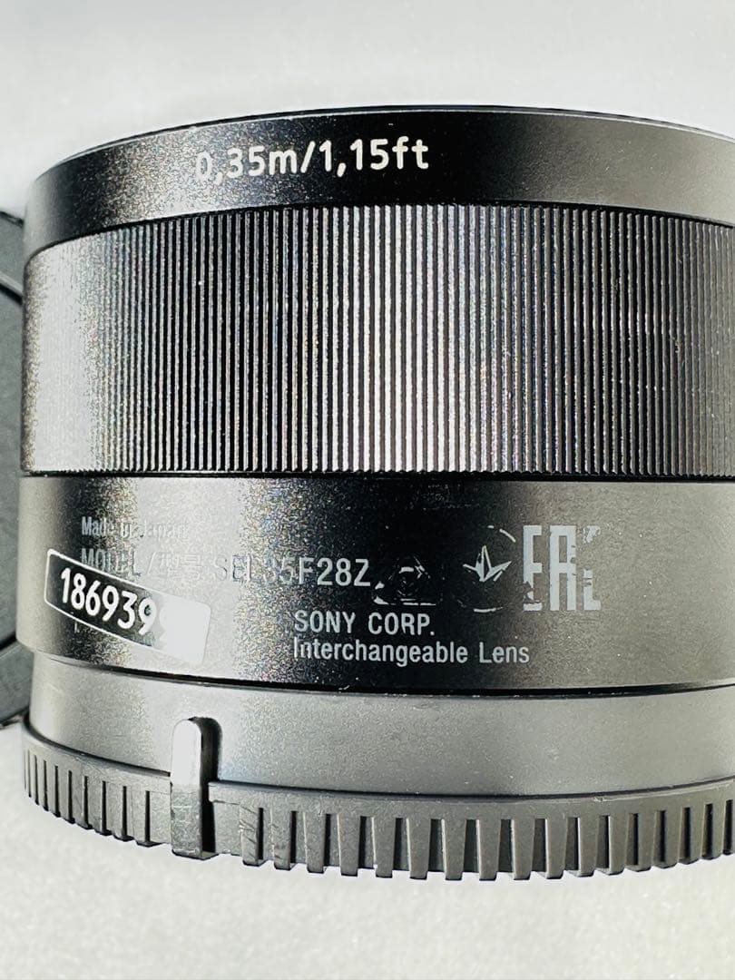 【良品】SONY E 35mm F2.8 ZA レンズ