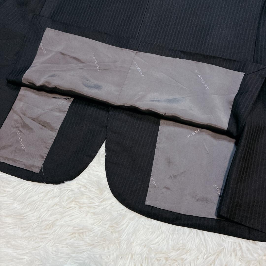 【極美品✨】バーバリーロンドン テーラードジャケット ウール シルク ホース刺繡