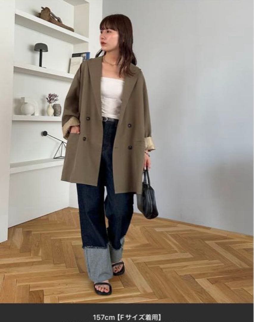 DISCOAT 【ユニセックス】Wブレストオーバージャケット