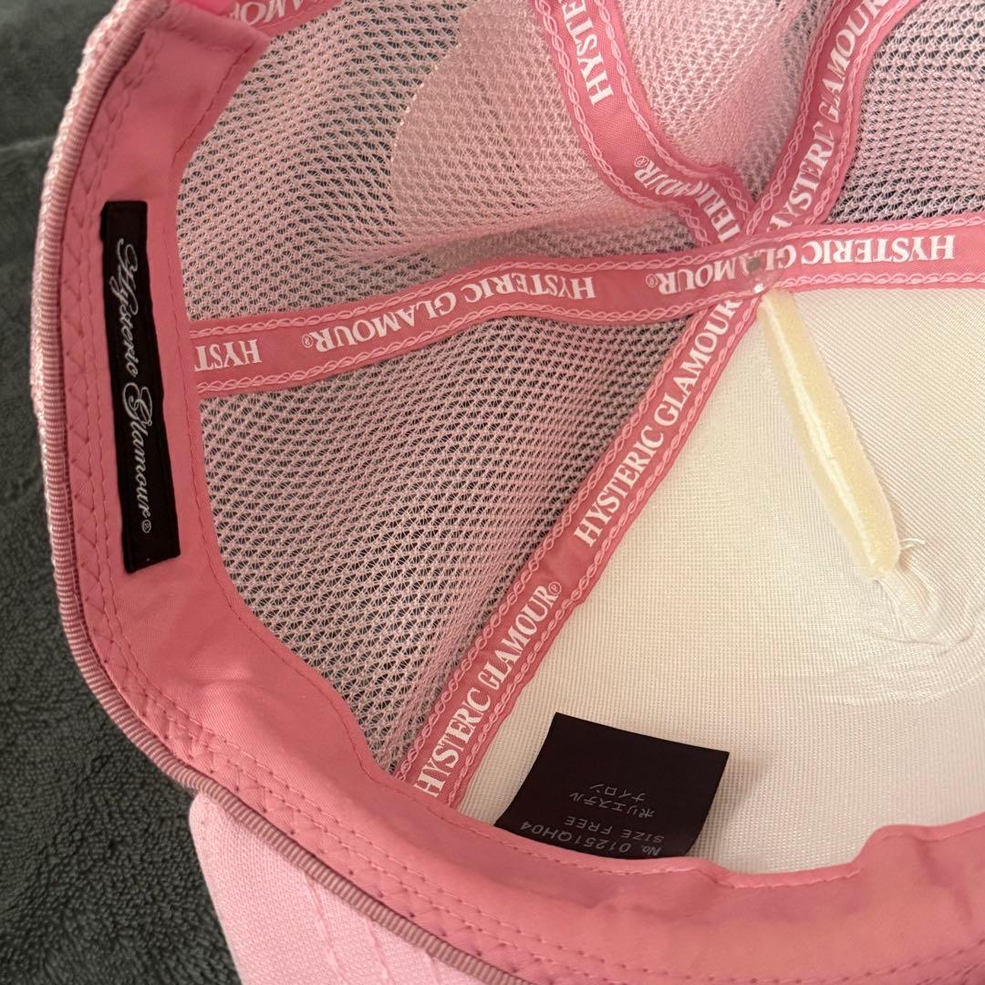 HYSTERIC GLAMOUR ラインストーンメッシュキャップ