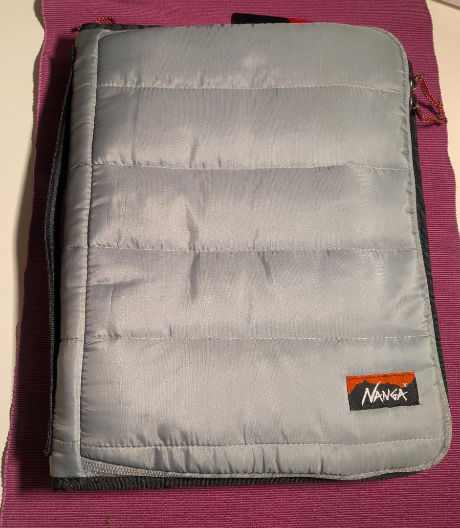 【新品】NANGA （ナンガ） PC・タブレットケース グレー