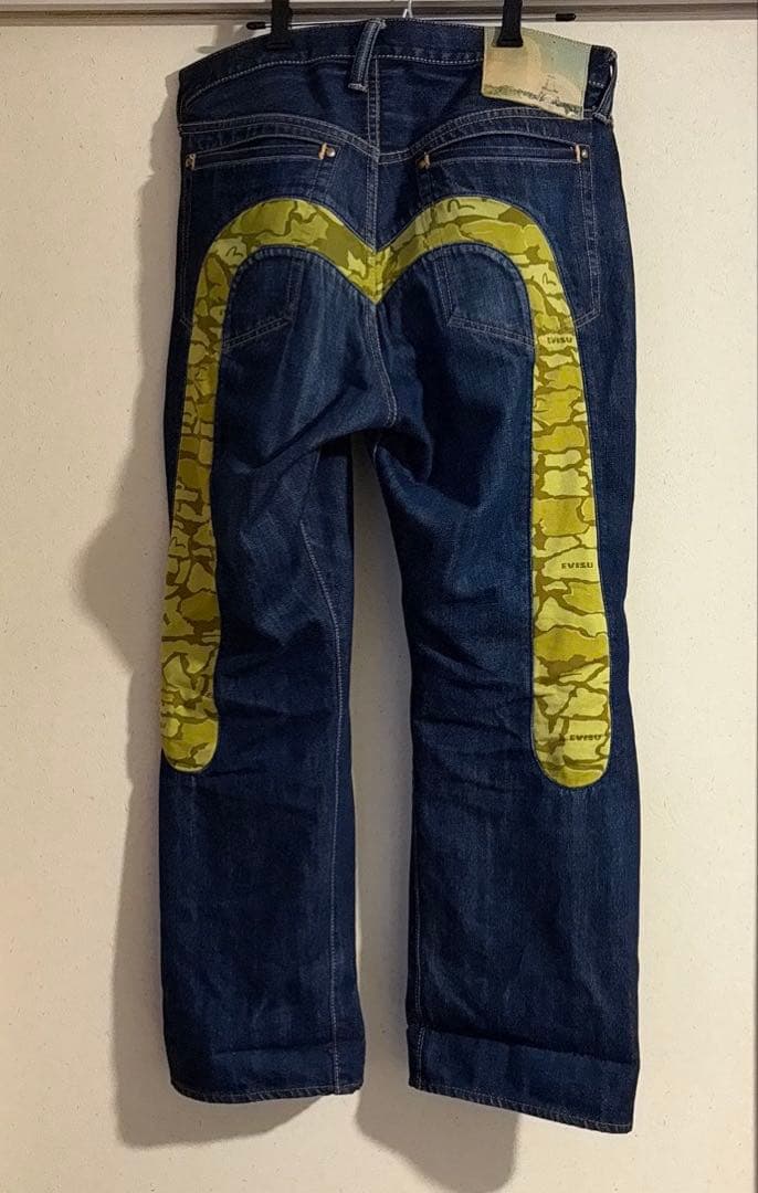 EVISU エヴィス　大黒ビッグカモメ仕様・石垣迷彩パリモデル／塩谷ブラザーズ