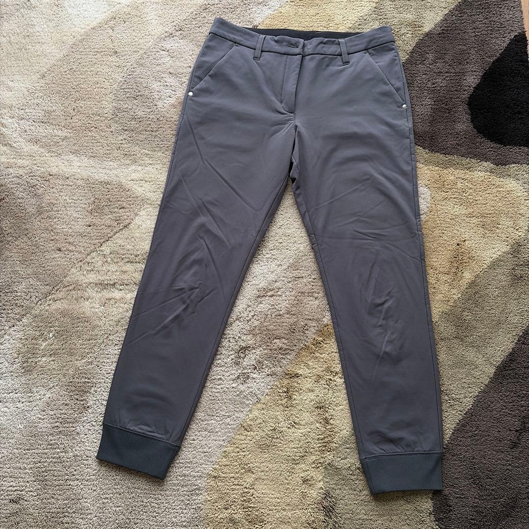 美品ブリーフィング　ストレッチバックフリースジョガーパンツ グレー　M