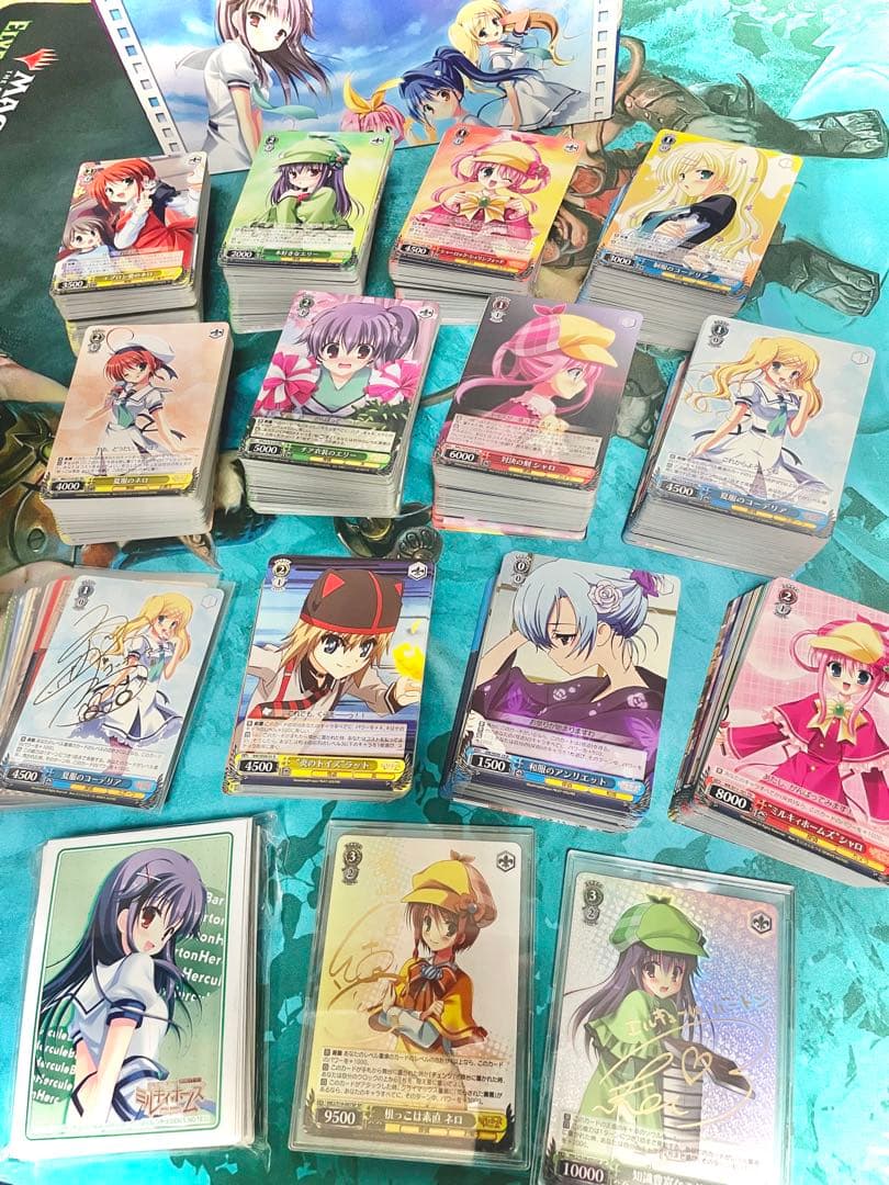 ヴァイスシュヴァルツ ミルキィホームズ 過去弾3種 RR以下 4コン おまけ付き