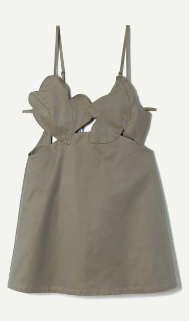 トップス leinwande Petal Strap Dress Bra Top