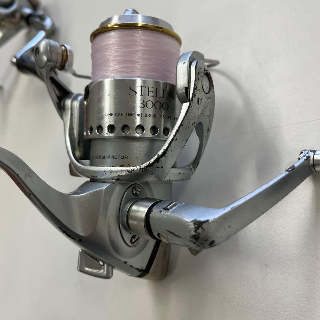 タ*読様 シマノ 98 ステラ 3000 2000スピニングリールセット