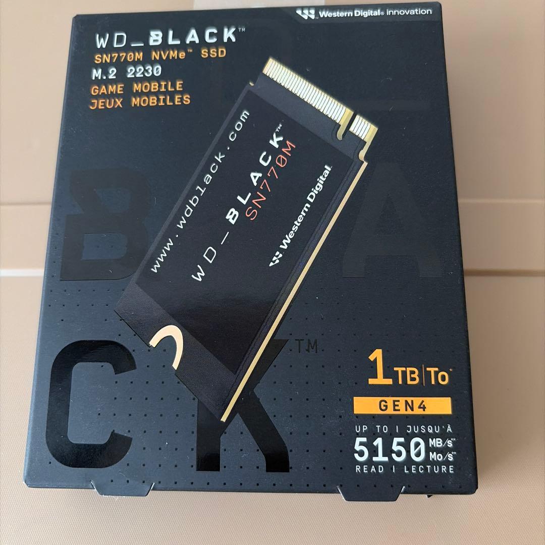 内蔵型SSD WD_BLACK SN770M 1TB M.2 2230 SSD