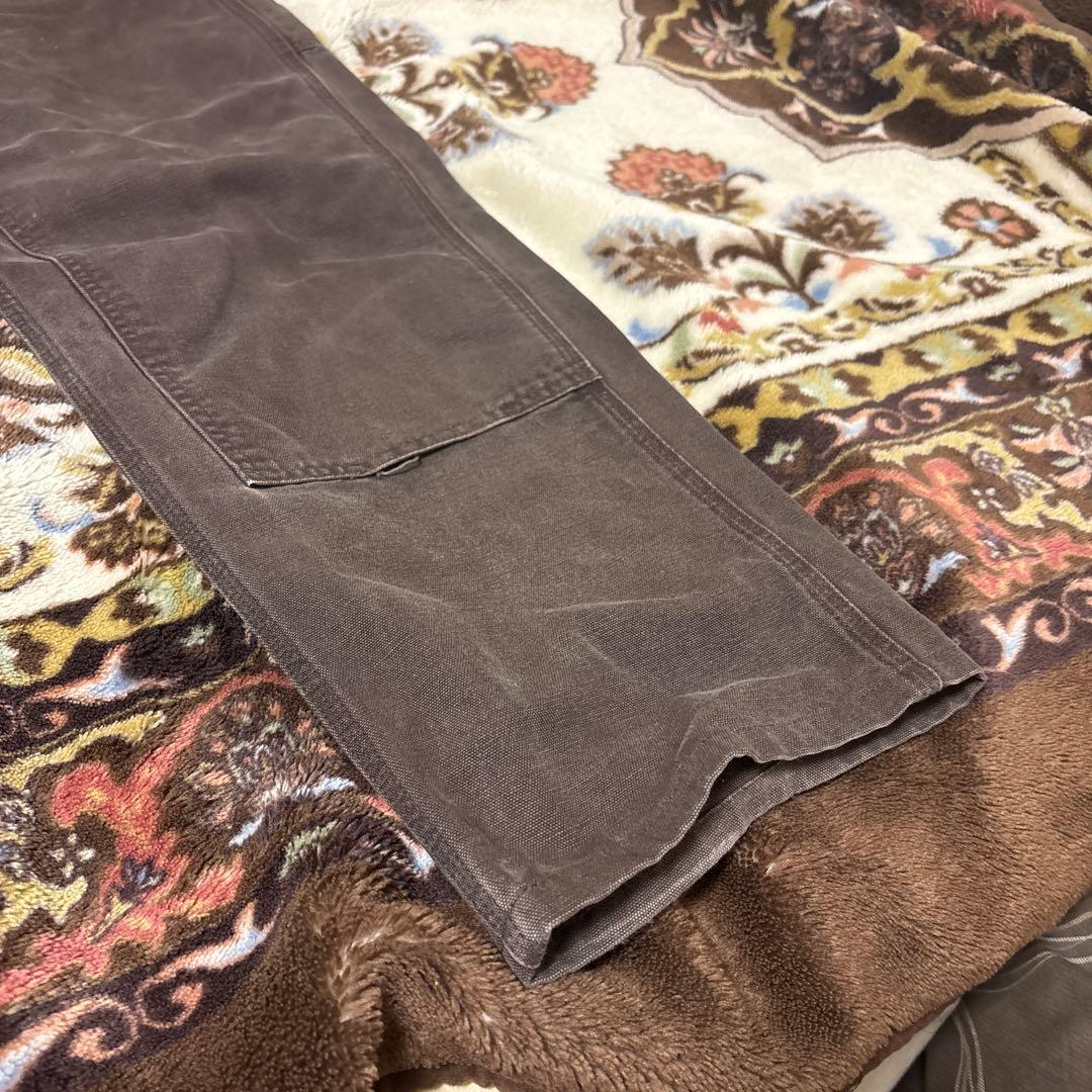 W34 カーハート ダブルニー　ブラウン