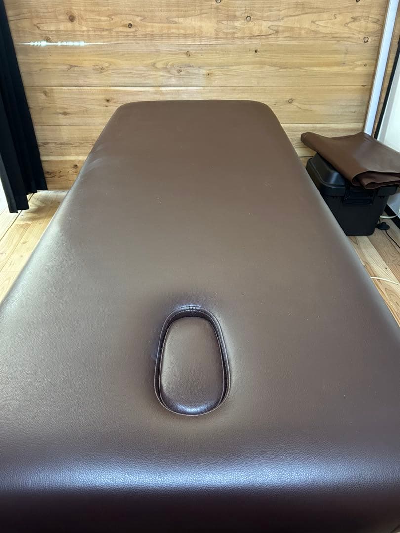 【CARNA-K】有孔低反発キングマッサージベッド「カルナK」ダークブラウン