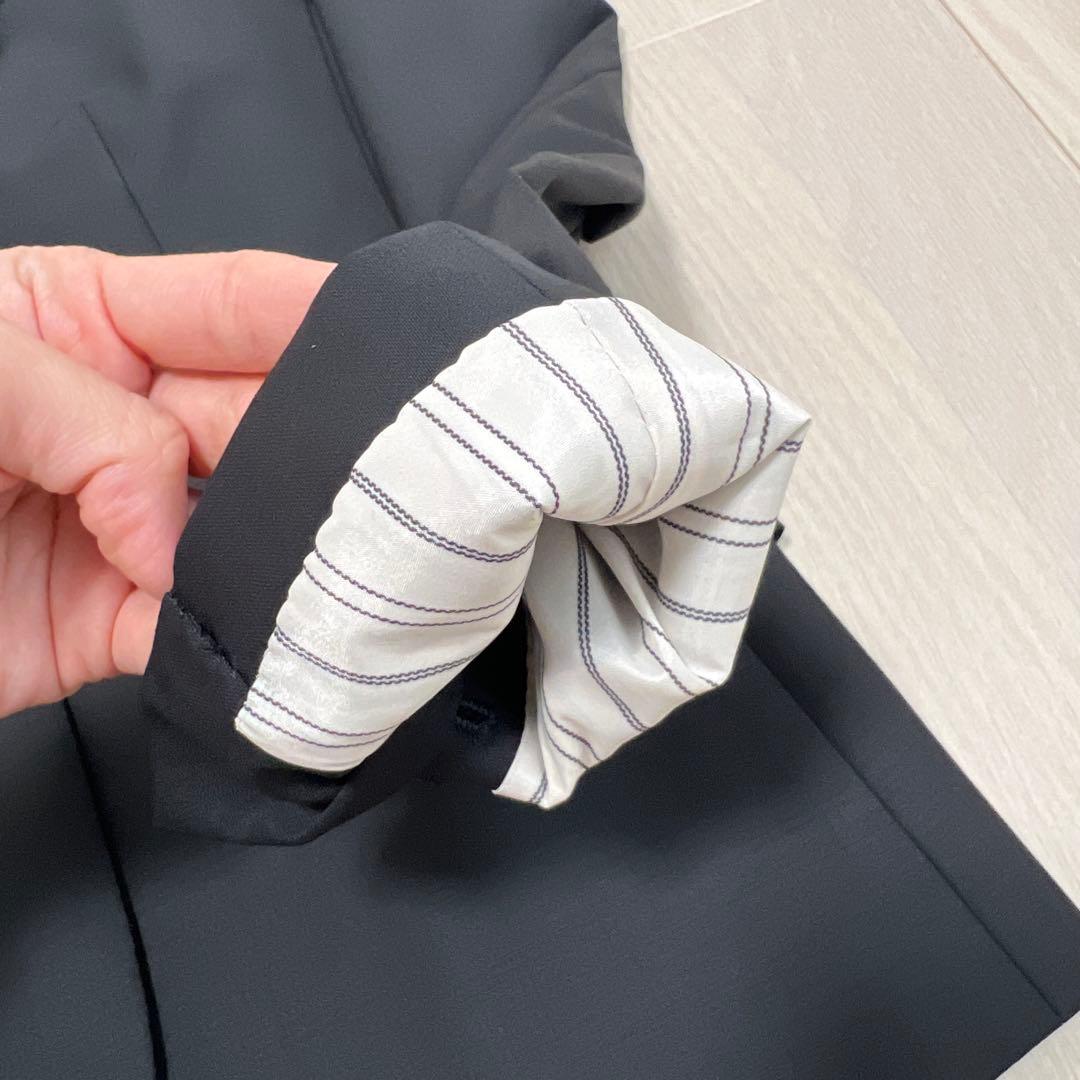 超美品 theory luxe スーツ セットアップ スカート ブラック