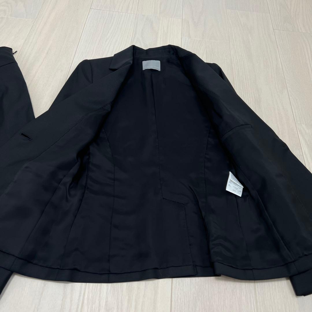超美品 theory luxe スーツ セットアップ スカート ブラック