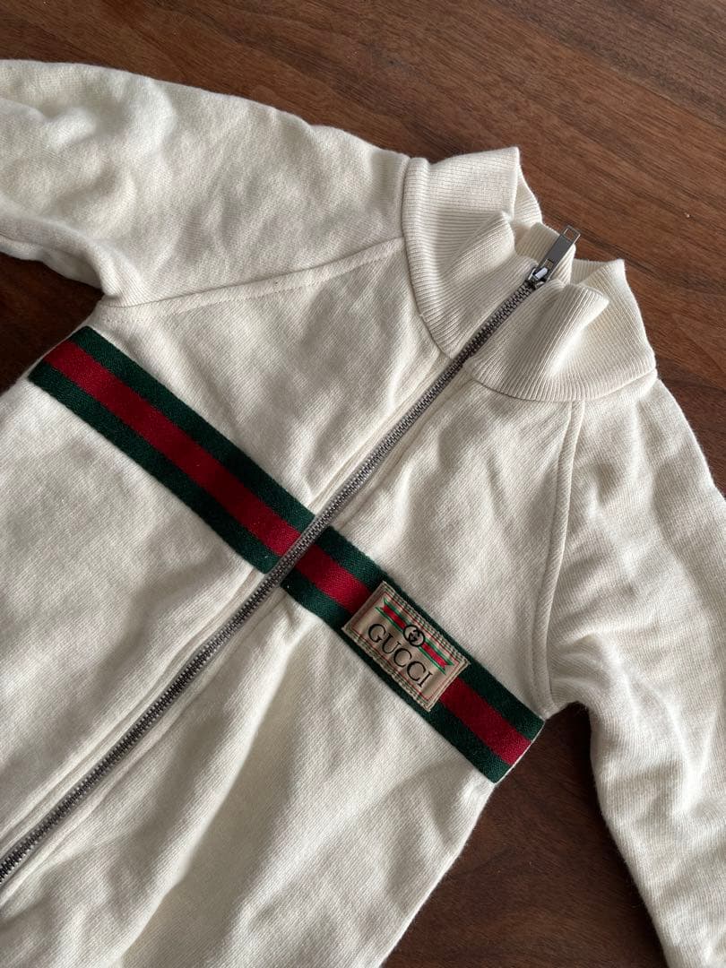 Gucci ホワイトロンパース