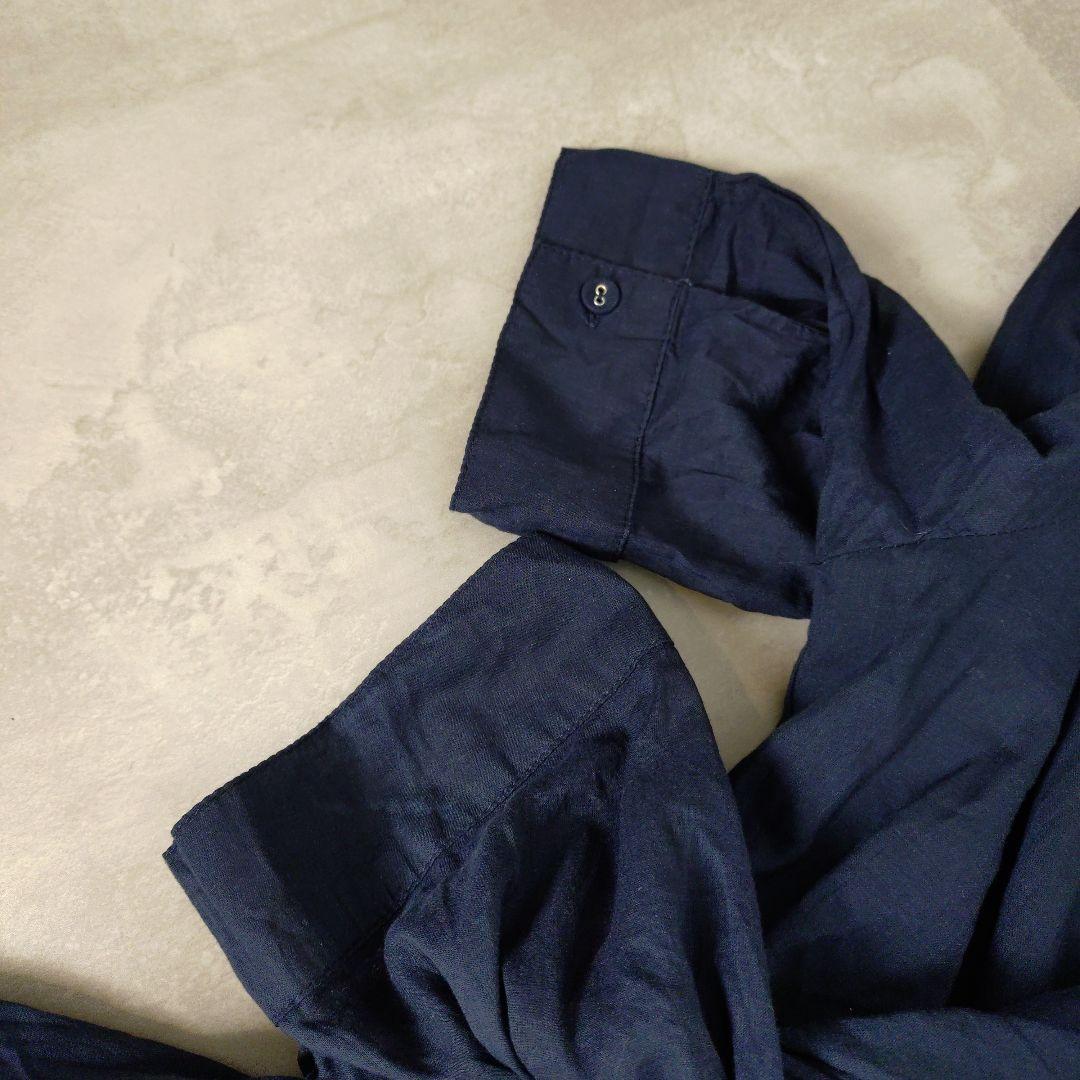 JENNE ジェンヌ　オードリールックエアリーワンピース フレア M ネイビー